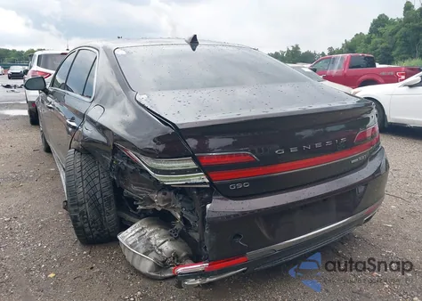 2020 Genesis G90 3.3T Premium Awd z USA, uszkodzony, nr VIN KMTF34PA1LU076087